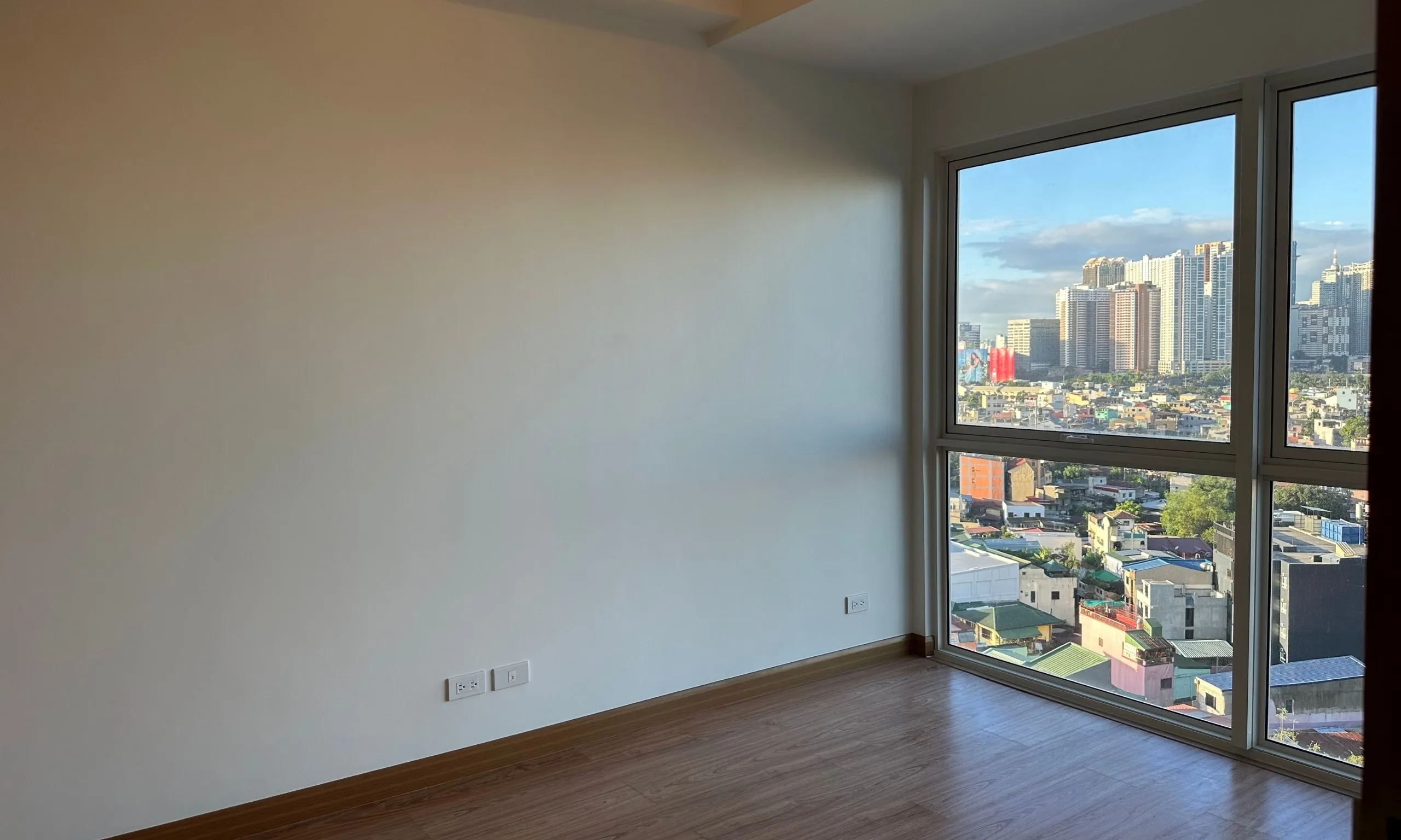 Condo unit before setup